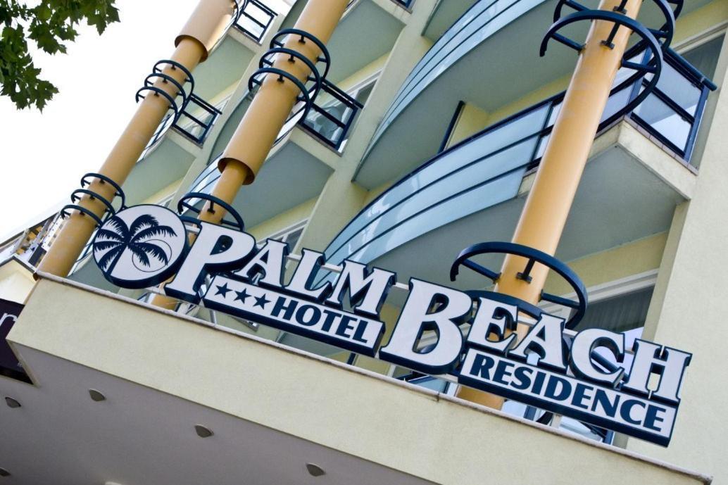 Hotel Palm Beach B&B Sea View Римини Экстерьер фото